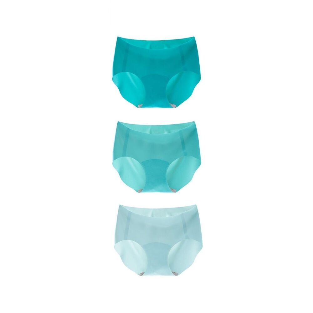 INNERSY Women's Seamless High Waisted Panties 3-Pack XS